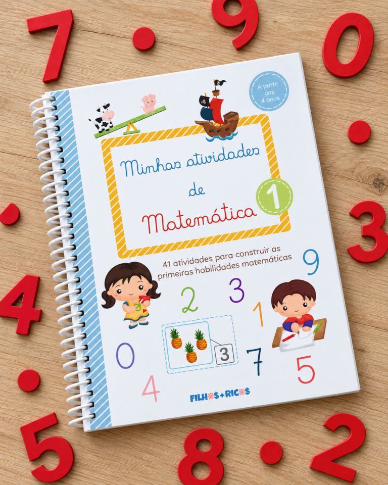 Capa de Minhas Atividades de Matemática - Volume 1