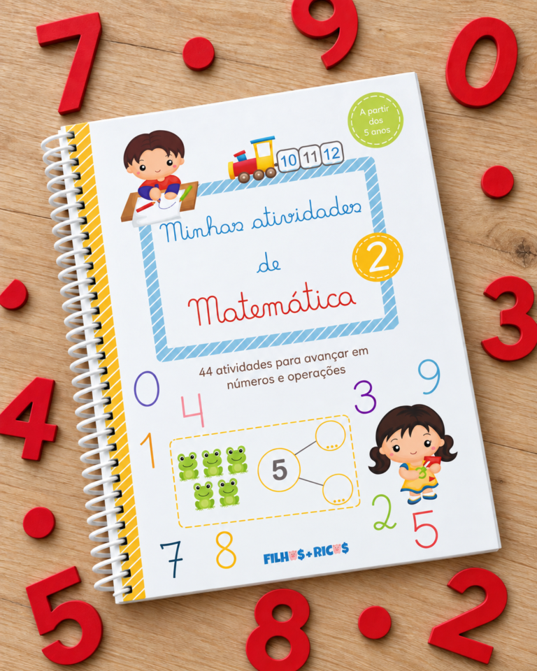 Capa de Minhas Atividades de Matemática - Volume 2